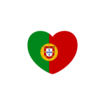 Drapeau coeur portugal